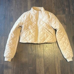 Princess Polly cropped puffer jacket